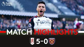 HIGHLIGHTS  Fulham 50 West Ham  A Week To Remember 🤍 [upl. by Notrub]