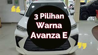 Yang Mana Warna Pilihanmu Pada All New Avanza Type E Tahun 2024 Toyota Medan 085362072000 [upl. by Anelle]