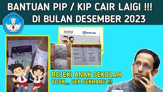 BANTUAN PIP  KIP SIMPEL CAIR DI BULAN DESEMBER 2023  ADA BONUS AKHIR TAHUN [upl. by Nilorac]