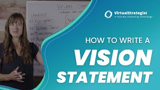 How to Write a Vision Statement [upl. by Ailil]