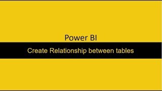 25 Data Modelling Power BI Creating Relationship between tables [upl. by Arela]