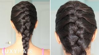 How To Basic French Braid [upl. by Palla903]