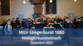 MGV Heiligkreuzsteinach Weihnachten 2023 [upl. by Werbel962]