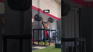 305lbs Jerks olympicweightlifting [upl. by Ailla]