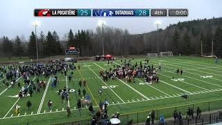 RSEQ Football D3 🏈 DF La Pocatière  Outaouais 20241110 [upl. by Aizatsana]