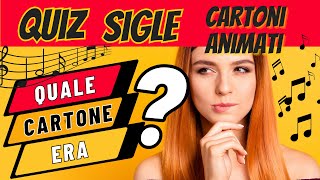 Indovina la sigla dei cartoni  Quiz cartoni animati [upl. by Siuqram]