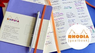 Rhodia goalbook great for bullet journaling [upl. by Mainis]