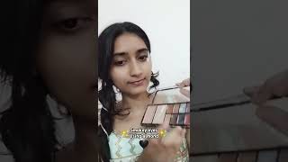 Smokey eyes using almond🖤navratri hacks day19 shorts navratrihacks smokeyeyemakeuptutorial [upl. by Inahc975]