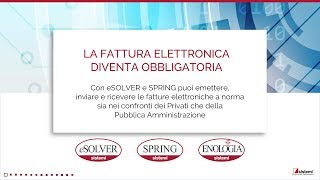 La fattura elettronica con i gestionali Sistemi [upl. by Jalbert]