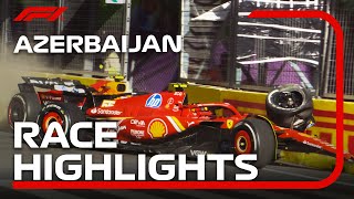 Race Highlights  2024 Azerbaijan Grand Prix [upl. by Onitnevuj]