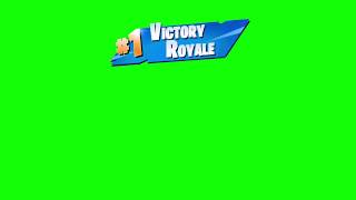 Fortnite 1 Victory Royale Season 9  Green Screen [upl. by Agnola]