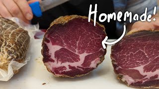 Making Capicola Capicole from Scratch Old fashioned traditional Italian way family recipeCAPOCOLLO [upl. by Malone]