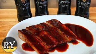 Oven Baked St Louis Ribs With Homemade Guinness BBQ Sauce [upl. by Mellicent]