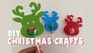 Lollipop Reindeer DIY Tutorial  Cricut Project [upl. by Onimixam882]