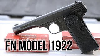 The FN Model 1922 Pistol [upl. by Edrea640]