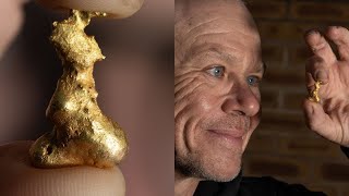 Detectorist unearths nugget of gold shaped like Britain  SWNS [upl. by Kacy]