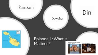 Maltese an Arabic language written in a Latin script episode 1 with special guest Noel [upl. by Sanoy]