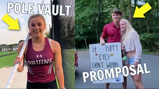 It FINALLY Happened BRENNANs Prom Date and KATIE Pole Vaults at her First Meet In TWO Years [upl. by Irrabaj]