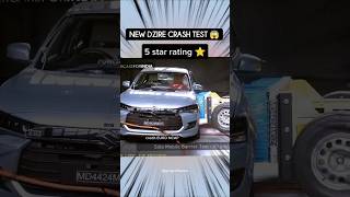 New swift desire crash test⭐swift trending viralvideo shorts [upl. by Docila655]