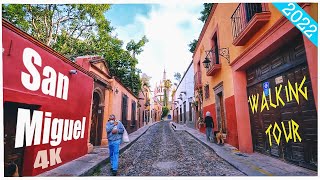 WALKING TOUR  4K  San Miguel de Allende  Morning walk  Captions  ▶ 54 mins [upl. by Yenaiv]