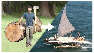 DUGOUT CANOE BUILD  Timelapse by Outbackmike [upl. by Attenaj]