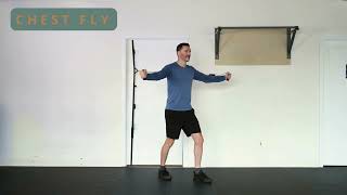 Chest Fly with Resistance Bands – Enhance Chest Strength and Flexibility [upl. by Wildee]