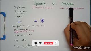 Dysplasia vs Anaplasia for UniversityNEET PG by Anish Vadhel  Neoplasia  Robbins Made Easy [upl. by Warchaw]