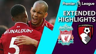 Liverpool v Bournemouth  PREMIER LEAGUE EXTENDED HIGHLIGHTS  2919  NBC Sports [upl. by Calandra]