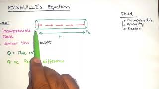 POISEUILLES LAW  BLOOD FLOW  RESISTANCE AND BLOOD FLOW ANIMAL PHYSIOLOGY PHYSIOLOGY [upl. by Naashom776]