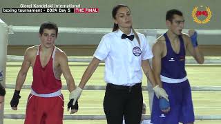 Day 5  Giorgi Kandelaki International boxing turnament  2024 🅵🅸🅽🅰🅻 [upl. by Anirtal]