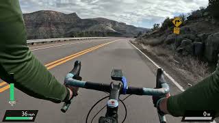 Cycling Salt River Canyon Arizona  Northbound Descent [upl. by Hcurob830]