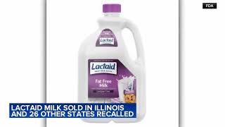 Lactaid milk recalled in Illinois 26 other states [upl. by Annahael]