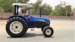 New Holland TD 95 Tractor Road Test [upl. by Amedeo]