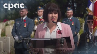 80th anniversary of DDay Ceremony at BénysurMer Canadian War Cemetery – June 5 2024 [upl. by Stclair]