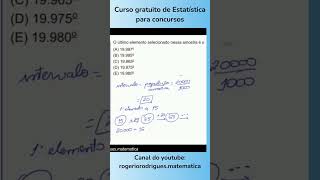 Probabilidade e Estatística Banco da Amazônia  BASA 2024  Conceitos gerais p1 estatistica basa [upl. by Alecram]