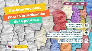 Acto 17 de octubre Día Internacional para la Erradicación de la Pobreza [upl. by Annawt]