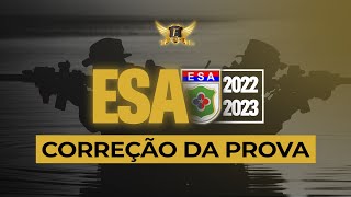 GABARITO PRELIMINAR Prova da ESA 202223  Elite Mil [upl. by Gregrory]