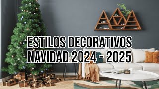 DECORACIÓN NAVIDAD 2024  2025 Colores Tendencias y Texturas Las Mejores Ideas [upl. by Iccir]