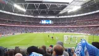 Wigan Athletic FA Cup Final Goal View From the Crowd HD [upl. by Redyr]