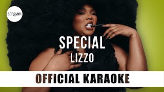 Lizzo  Special Official Karaoke Instrumental  SongJam [upl. by Akcinehs]