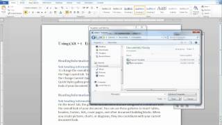 Applying a new document template to an existing document [upl. by Acker]