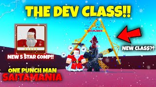 Showcasing Developer Class and New Companion  OPM Saitamania Roblox [upl. by Jackqueline]