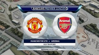 Manchester United vs Arsenal FC  28022016  Barclays Premier League  FIFA 16 [upl. by Cathyleen]