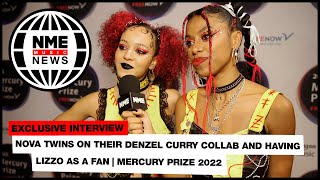 Nova Twins on their Denzel Curry collab and having Lizzo as a fan  Mercury Prize 2022 [upl. by Retloc133]