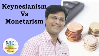 Keynesianism vs Monetarism in Hindi [upl. by Whetstone]