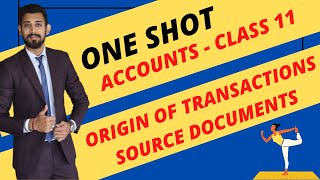 Origin of transactions  Source documents and Vouchers  Class 11 [upl. by Elmore]