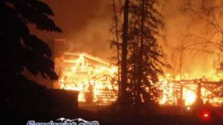 Idaho Club Fire Sandpoint Idaho [upl. by Rosana]