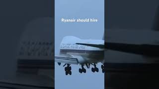 Credit to big jet tv planes ryanairlanding aviation viral b747 boeing ryanair [upl. by Lrig]