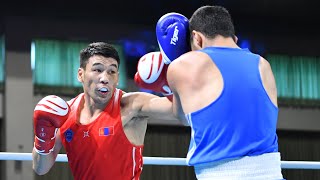 ByambaErdene Otgonbaatar MGL vs Bozorboy Matyakubov UKR Asian Championships 2024 QFs 71kg [upl. by Quinby971]