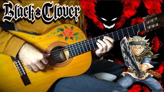 「GRANDEUR」スノーマン Black Clover opening 13 FINGERSTYLE ANIME GUITAR COVER ブラッククローバー op Snow Man [upl. by Lamprey]